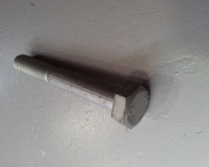 Hexagon head screw M8x55 DIN 931 5.8 galv